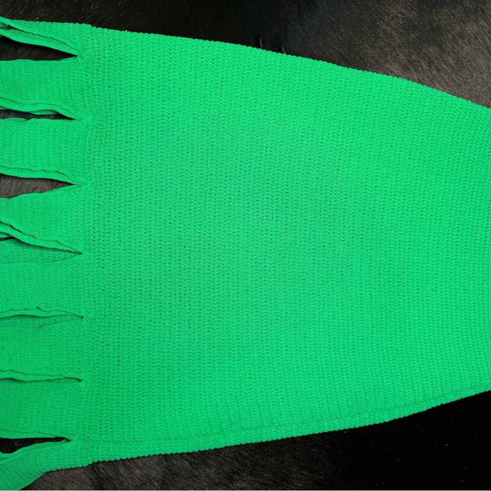 Bottega Veneta Green Mesh Dress - Picture 11 of 12